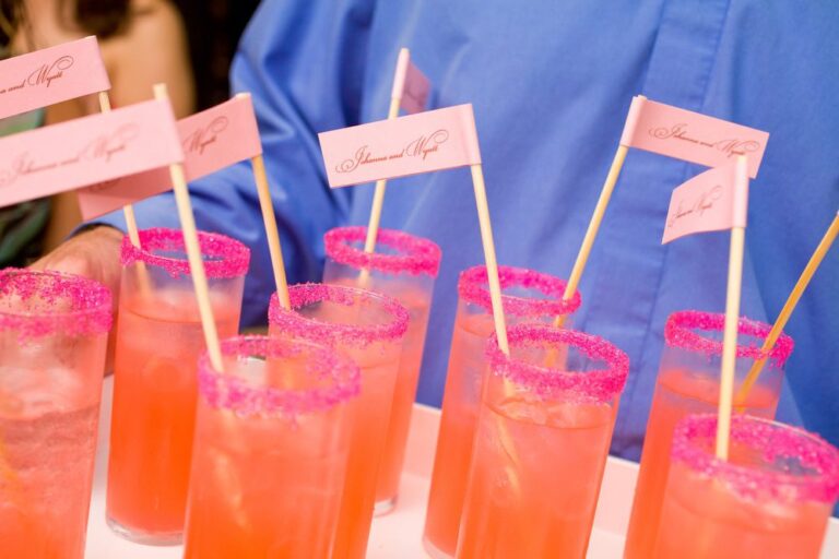 Chilly Summer Wedding Cocktails Kristine Dittmer
