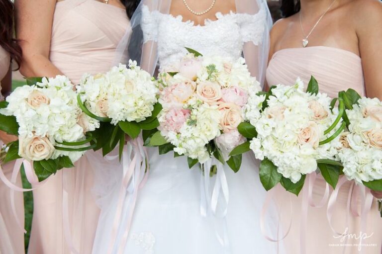 Classic pink bouquets