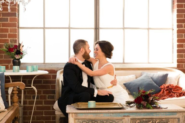 North Carolina bride and groom