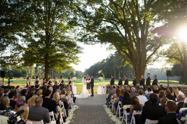 Washington Duke outdoor ceremony Brian Mullins