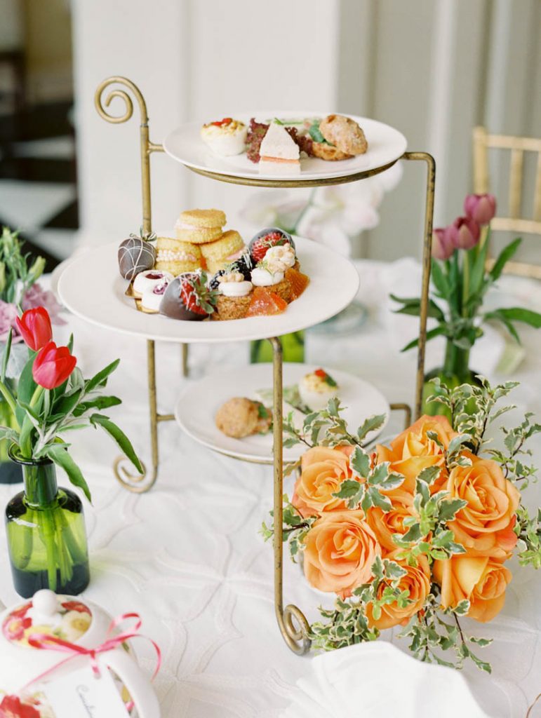 Ladies Tea at The Carolina Inn in Chapel Hill Southern Bride and Groom