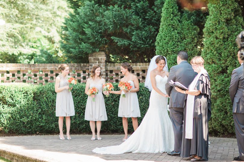 Bride-and-Groom-say-I-do-at-The-Sutherland-in-NC-bowtie-collaborative