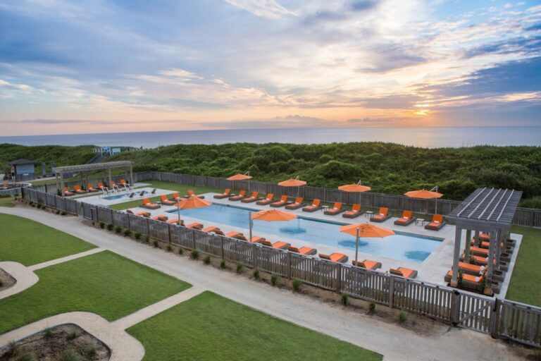 Sanderling Resort Duck Beach NC Wedding Venue Outdoor Pool