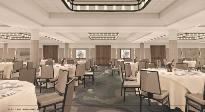 Sheraton Chapel Hill ballroom