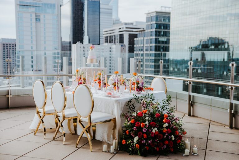 Uptown Charlotte Wedding Venue Charlotte Skyline Wedding Venue Bella Lux Photography, Sheree Taylor Photography & The Hazel Club Photo