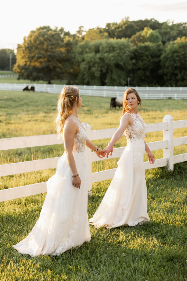 Unitarian Universalist garden wedding ceremony