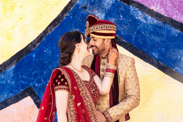 Hindu wedding portrait