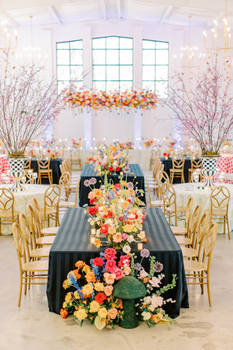 colorful offbeat wedding at The Distillery