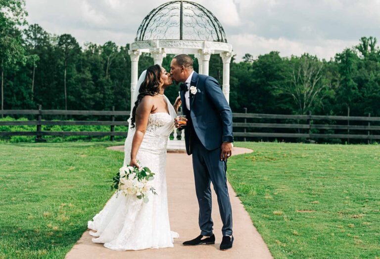 spring vineyard wedding in Durham