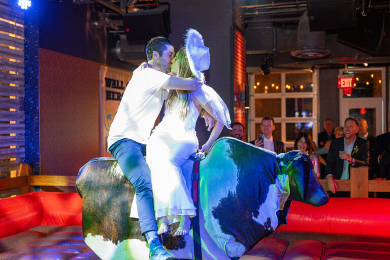 PBR Bar Cary Fenton couple on bull