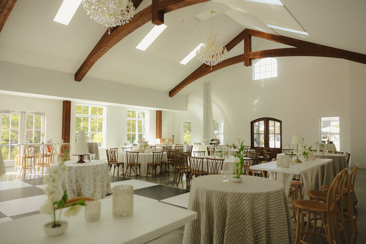 Upscale NC wedding receptions