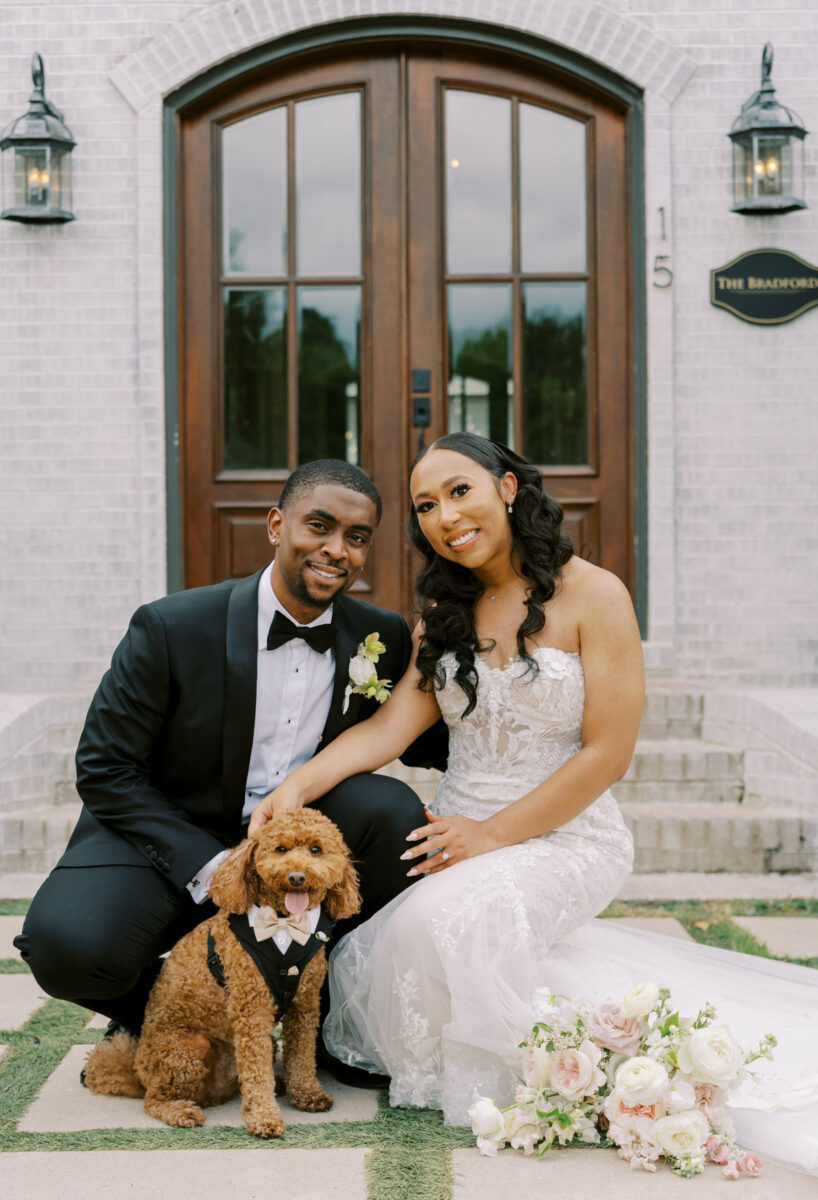 Dogs in weddings Triangle NC