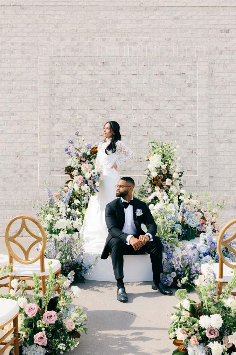 colorful wedding at The Maxwell