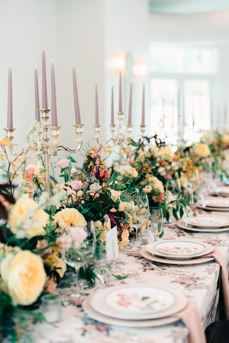 Floral wedding decor