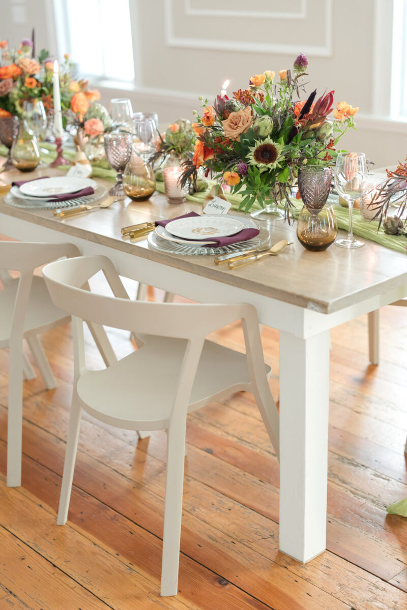 Fall wedding decor