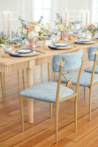 Spring wedding decor