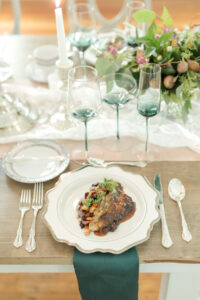 Winter wedding catering