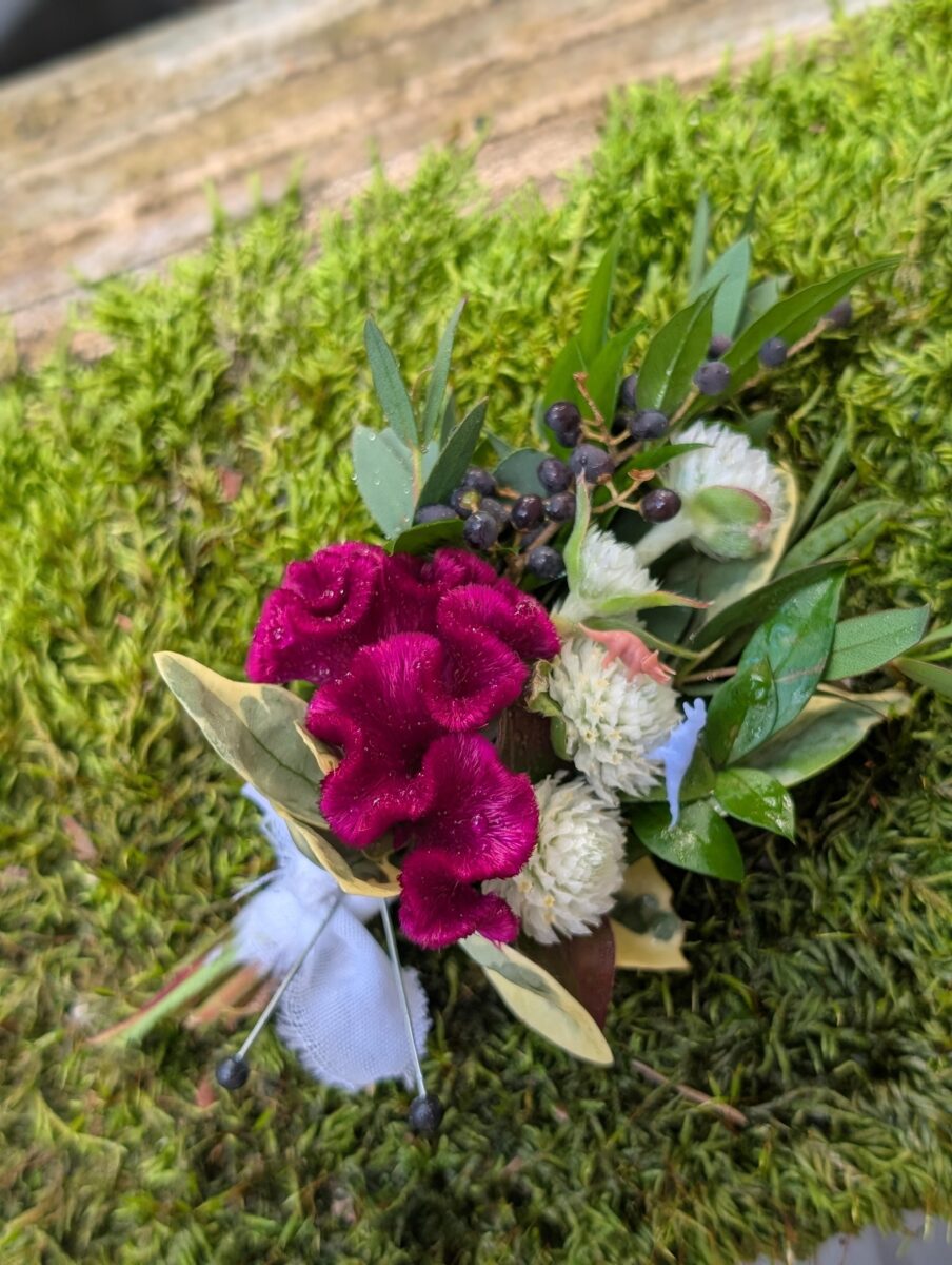 Unique wedding floral design NC