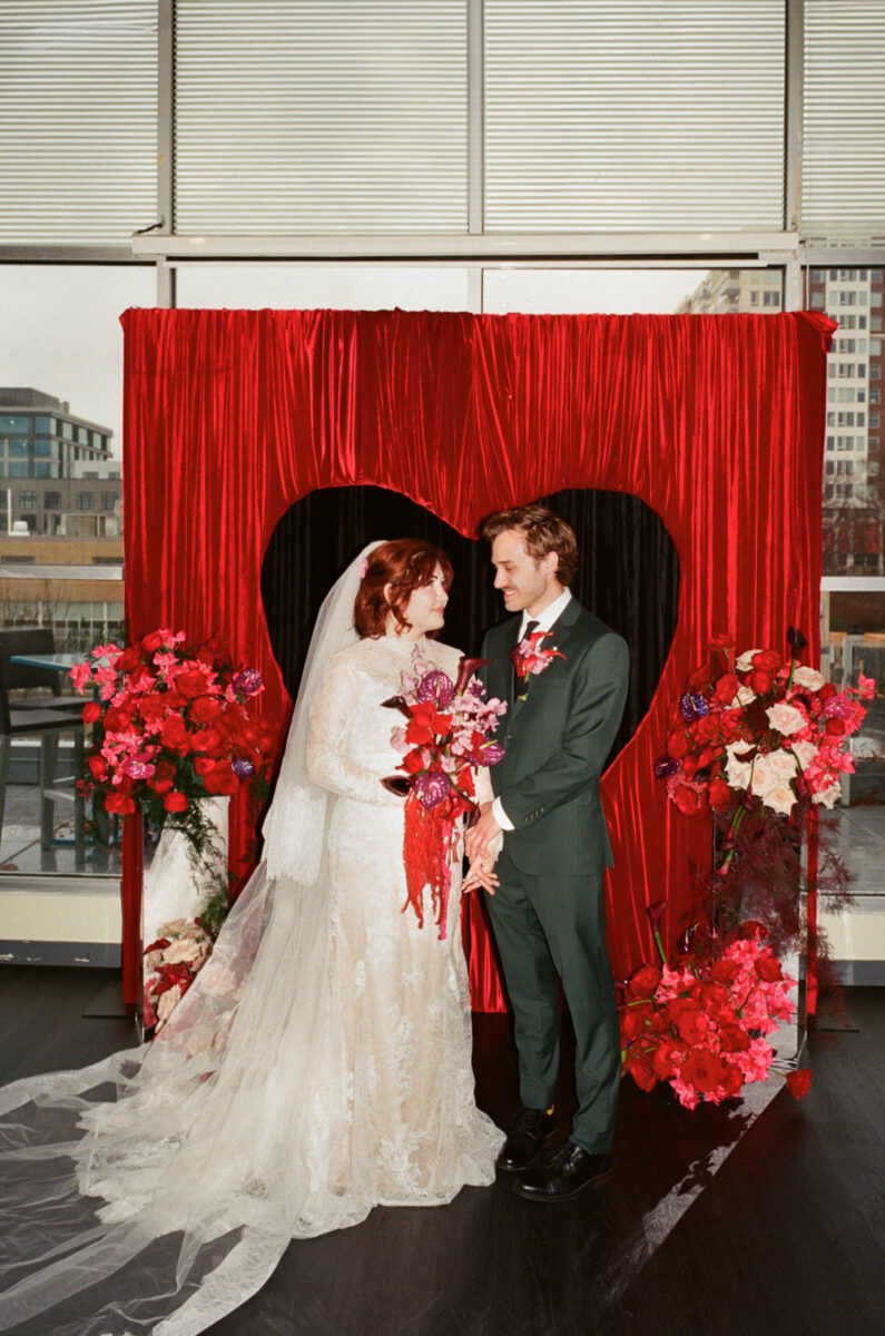 Romantic wedding florals and decor