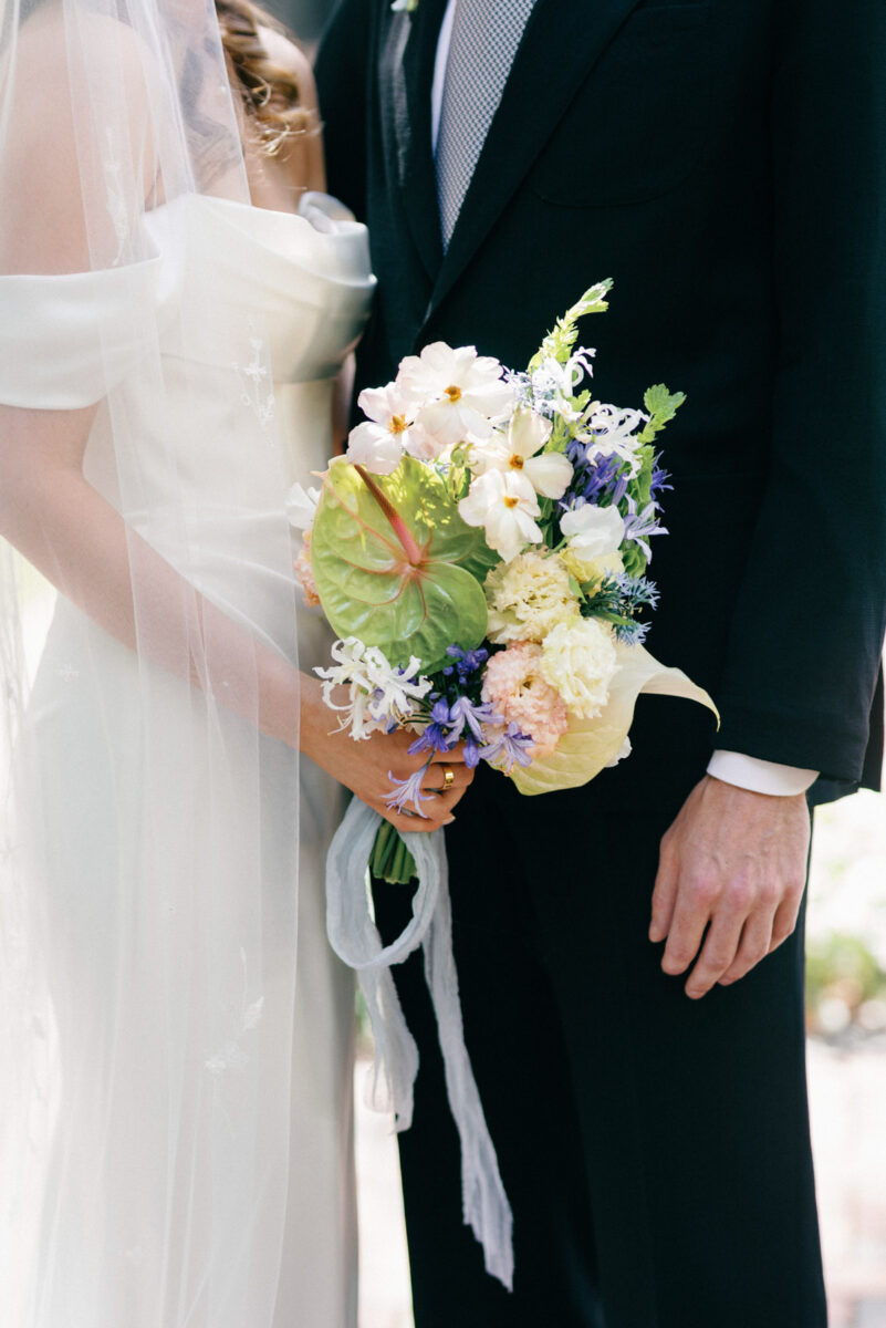 Cute spring wedding bouquet Raleigh NC