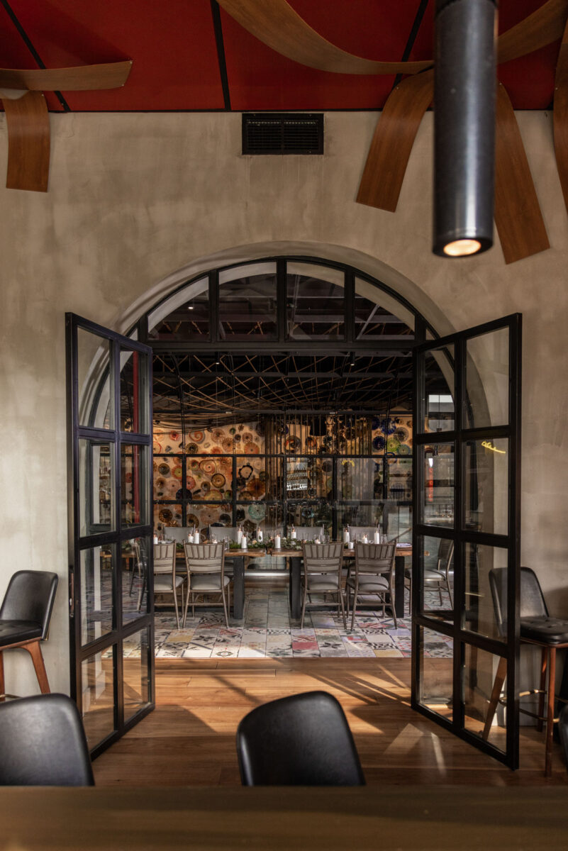 Diverse dining spaces in downtown Raleigh