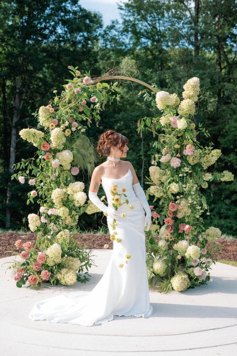 Summer wedding florals