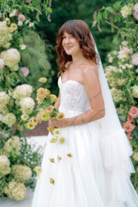 Wildflower wedding florals in NC
