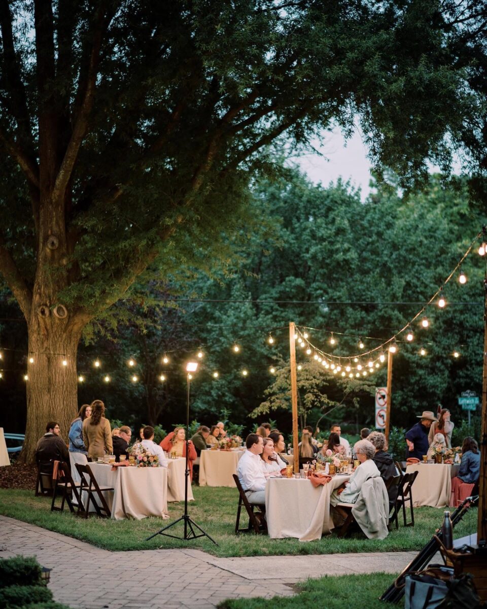 Outdoor weddings in Greensboro NC