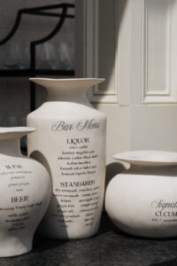 Chic modern wedding decor