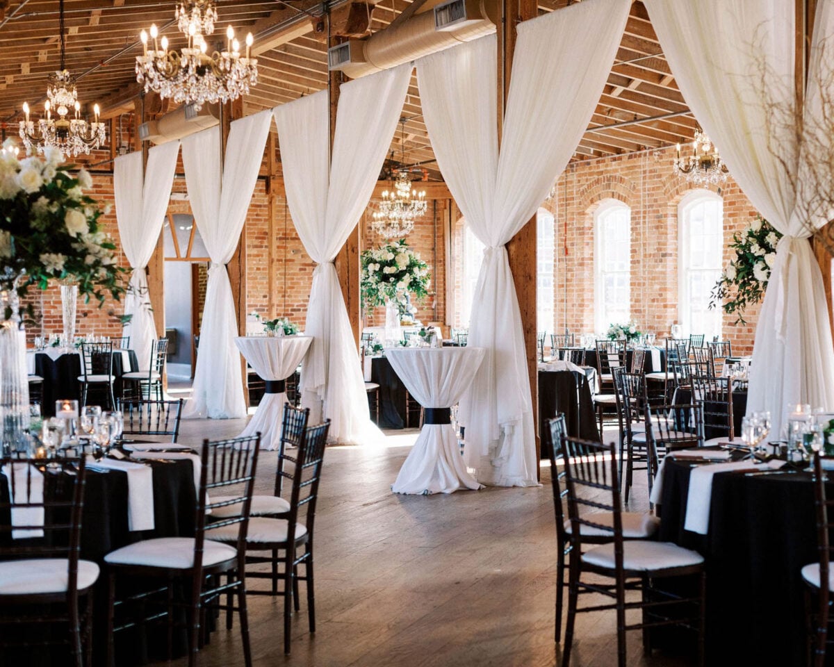 Upscale warehouse wedding venues in Raleigh NC